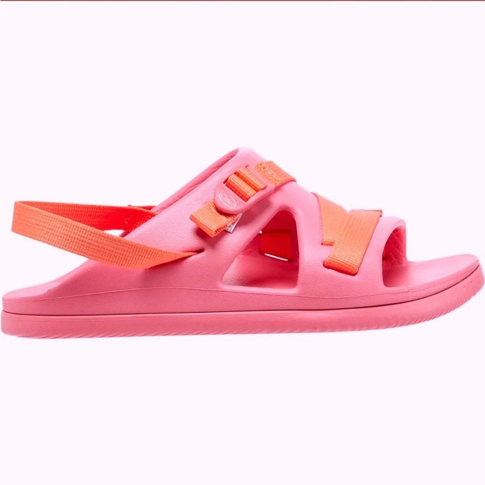 Chaco | Chillos Sport Sandal EVA Kids Girls Rose Pink Coal New 4 Spring Summer - Picture 5 of 15